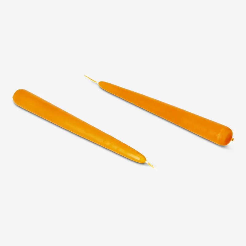 Dinner candles in autumn colours - 2 pcs