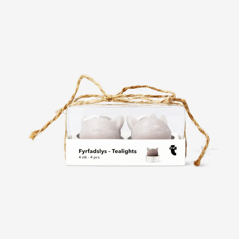 Cat tealights - 4 pcs