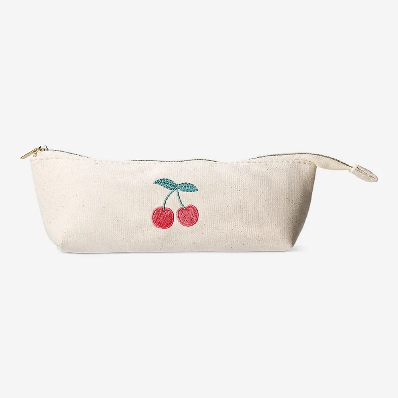 Pencil case with cherries