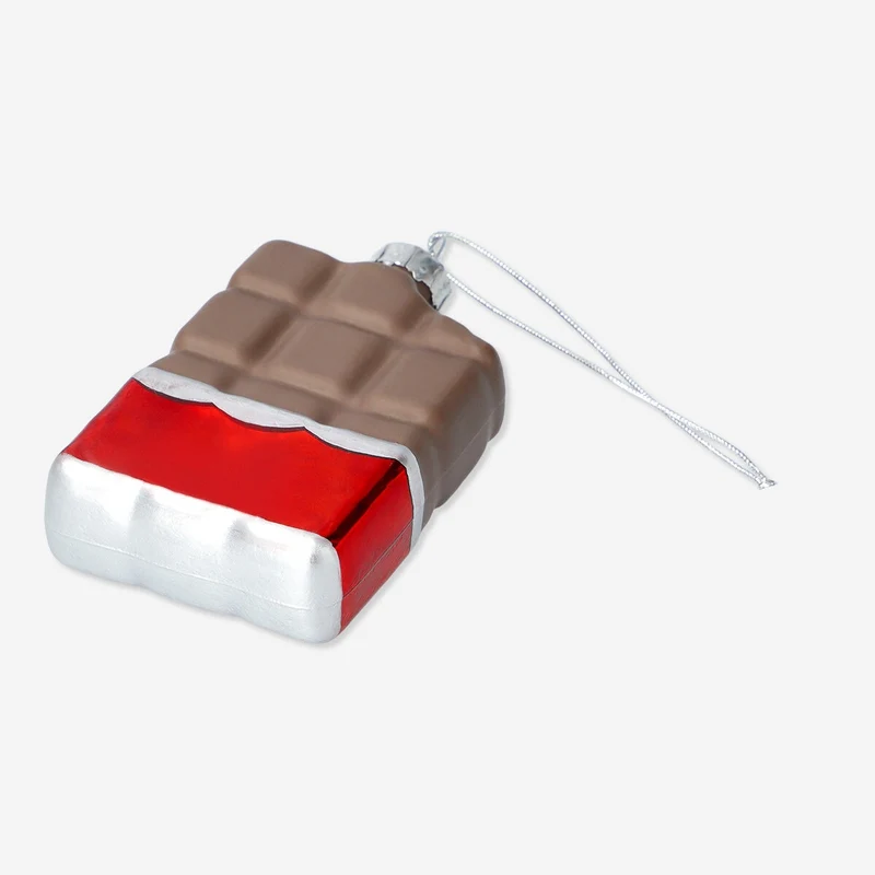 Christmas bauble. Chocolate bar