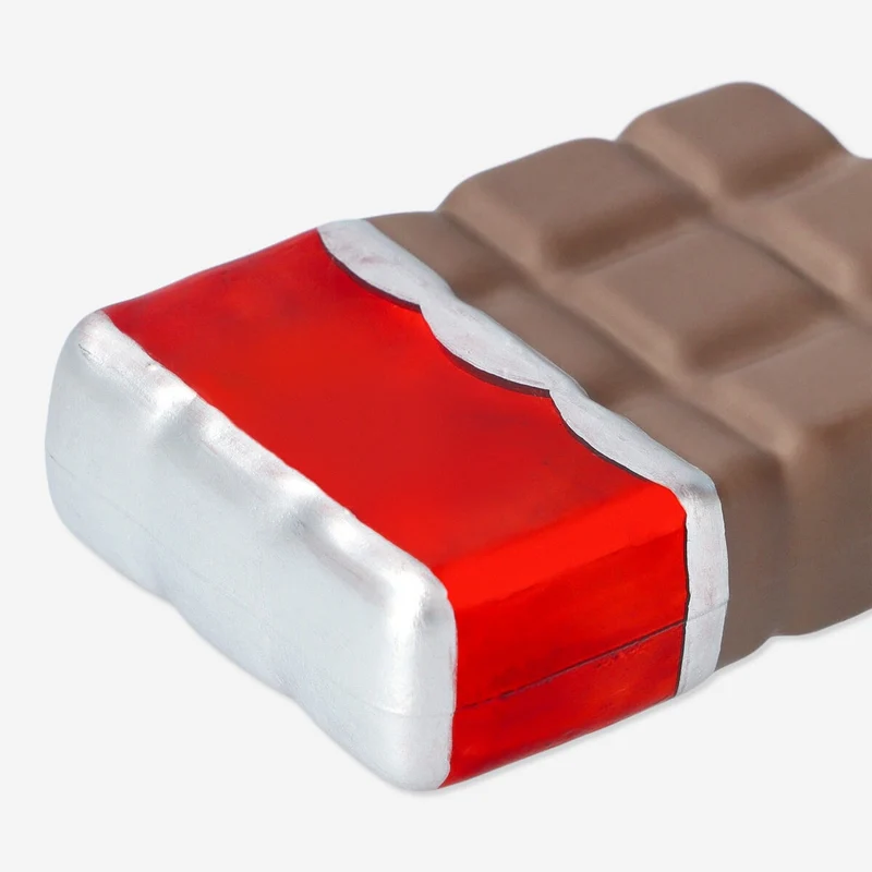 Christmas bauble. Chocolate bar