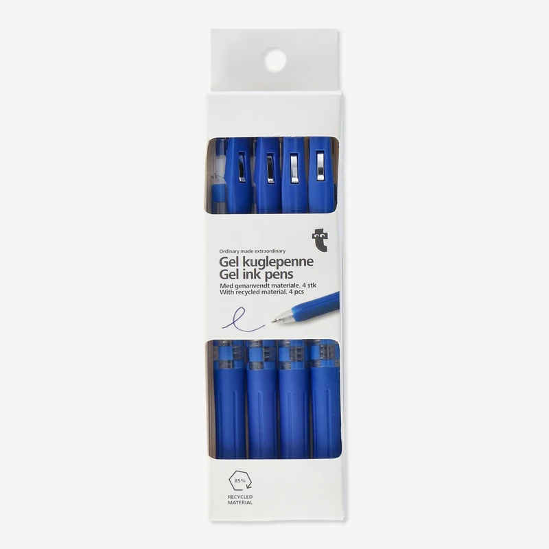 Gel ink pens. 4 pcs