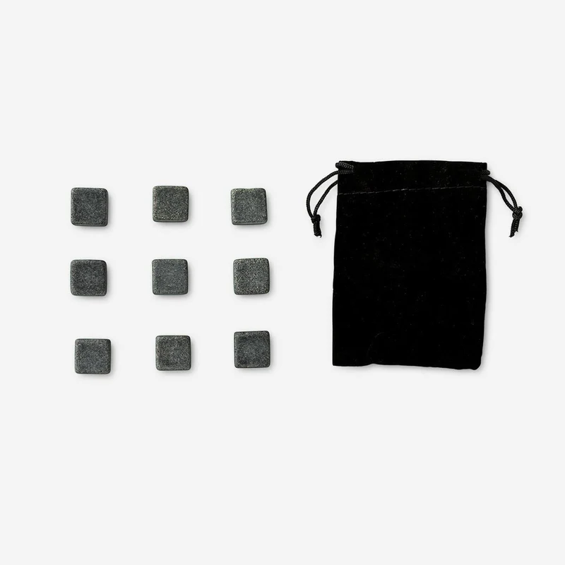 Granite whiskey stones - 9 pcs