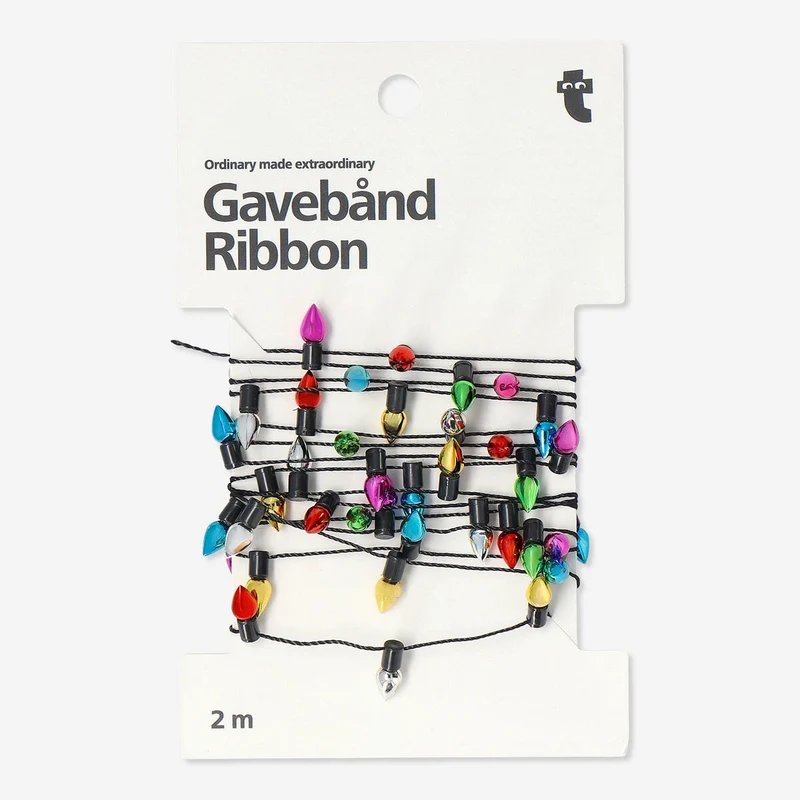 Bauble garland ribbon - 2 m