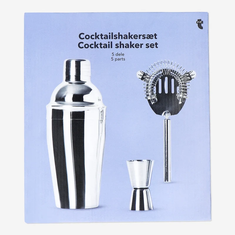 Cocktail shaker set - 5 pcs