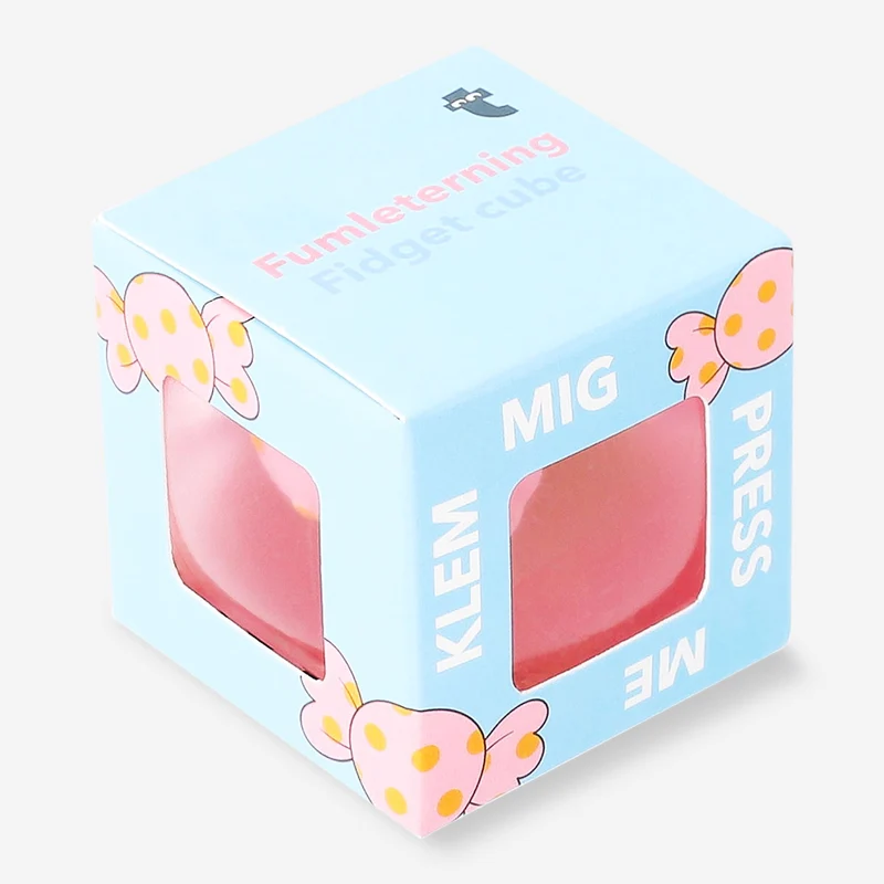 Fidget cube - Pink hard candy