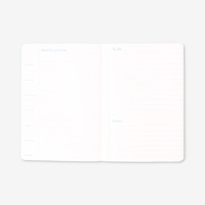 Floral weekly planner