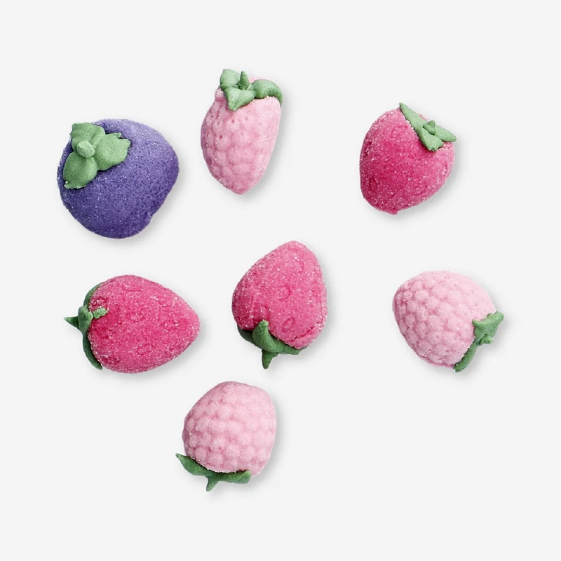 Marshmallow basket - Raspberry, strawberry and blackberry flavour