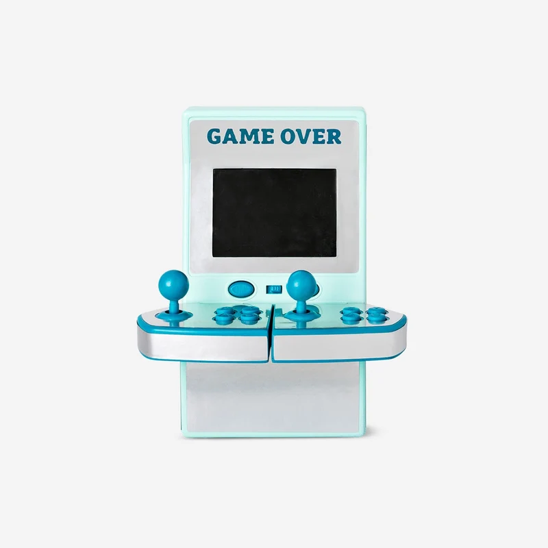 Mini arcade game machine for two players