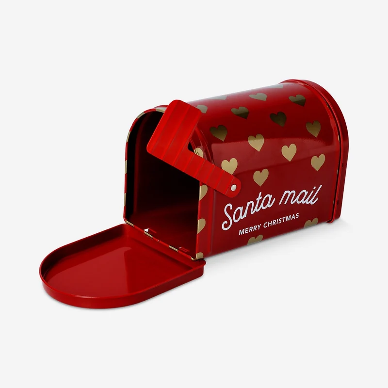 Decorative red letterbox