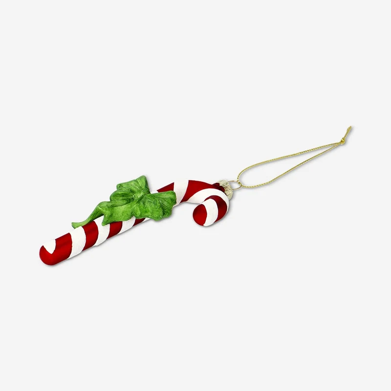 Christmas bauble - Candy cane with ribbon