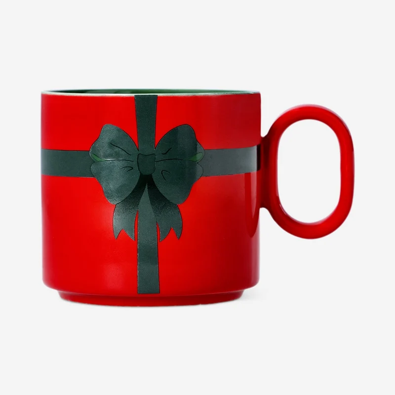Mug with bow print - 300 ml