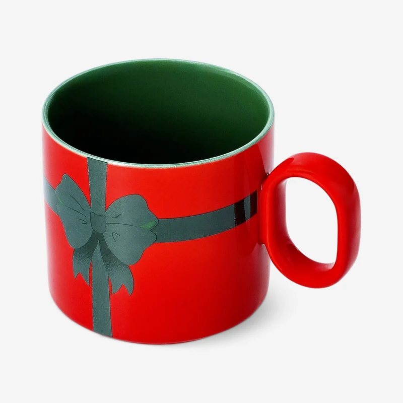 Mug with bow print - 300 ml