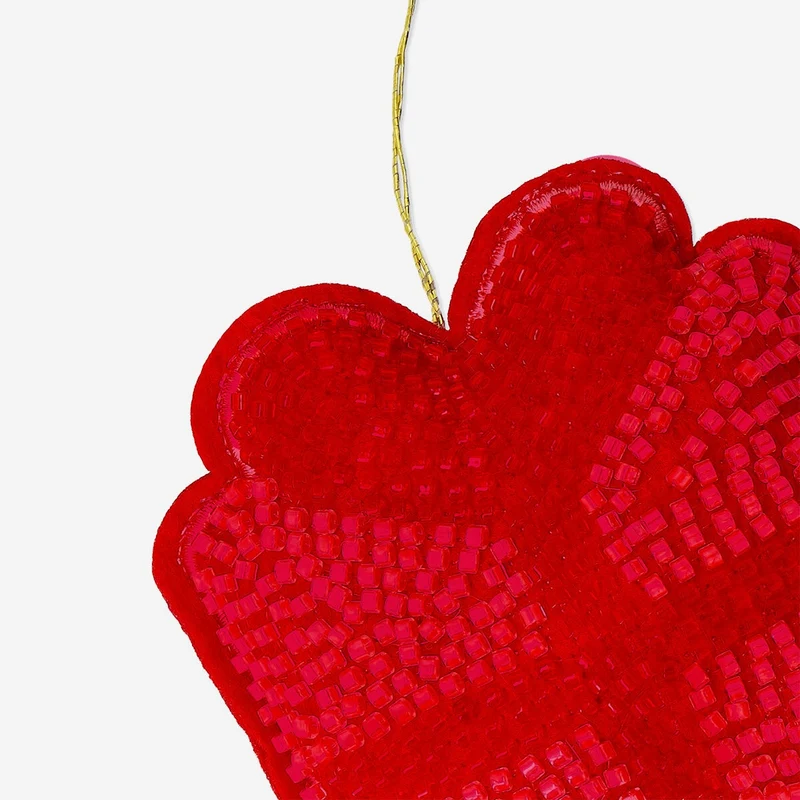 Gift ornament with beads