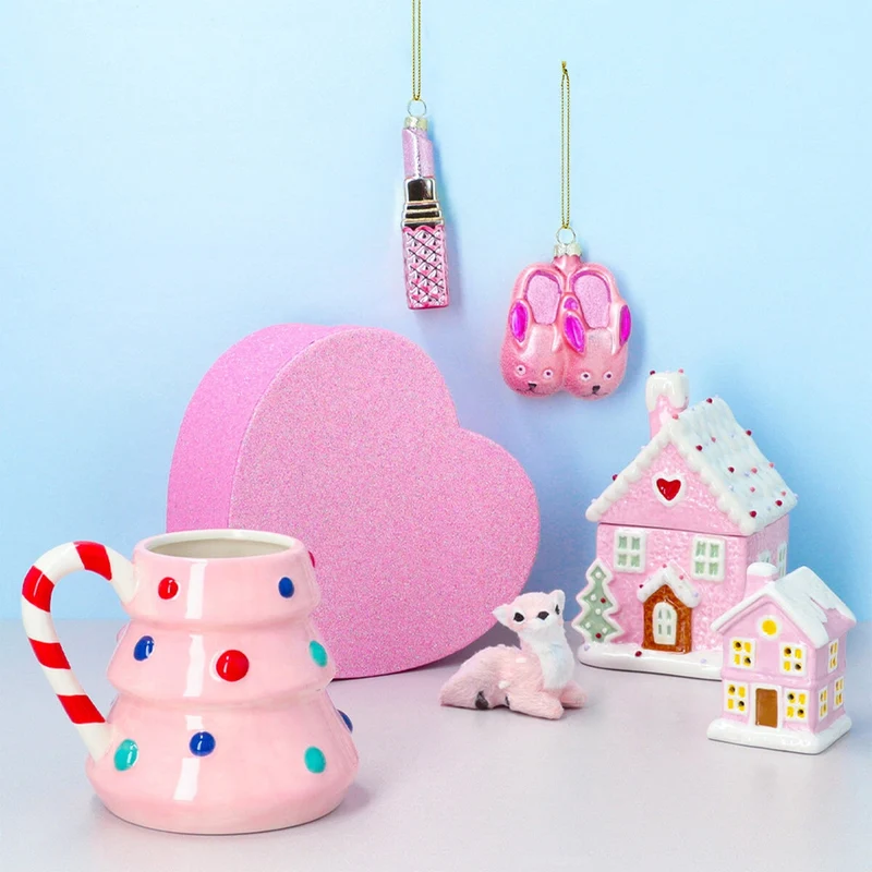 Gingerbread house shaped jar