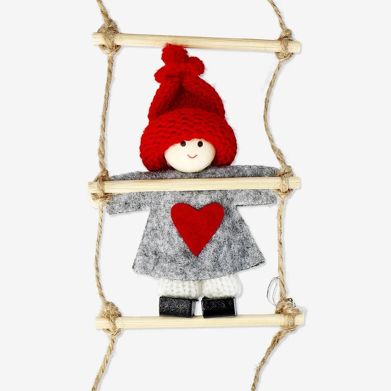 Decorative elves and mice for hanging - 62 cm