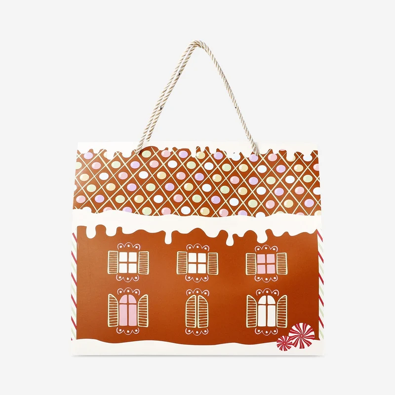 Gingerbread house gift box - 30 cm