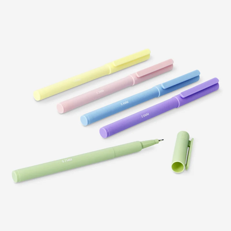 Drawing pens set - 5 pcs