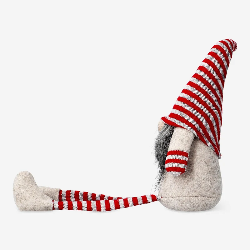 Elf boy with long legs and stripes - 40 cm