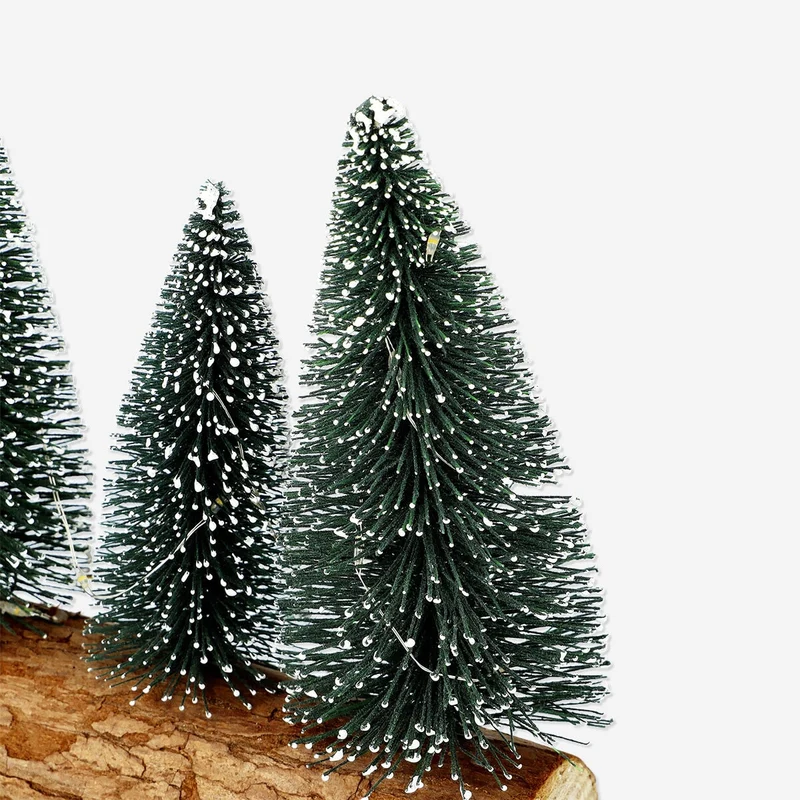 Decorative glowing Christmas trees