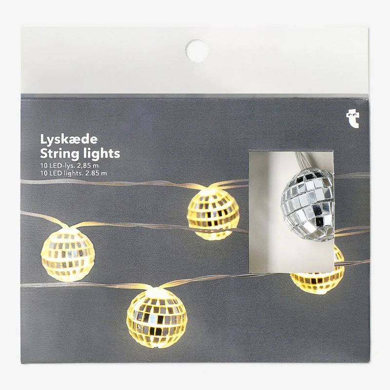 String lights - Disco balls