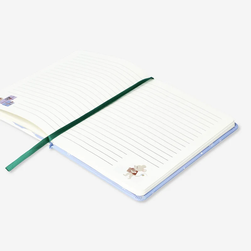 Notebook with velcro Christmas tree