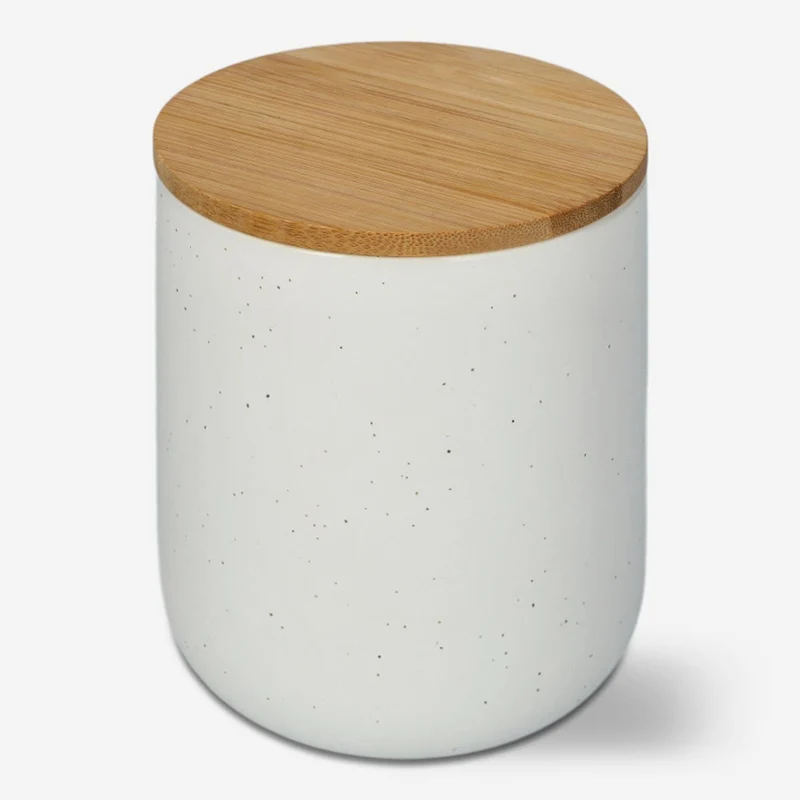 Stoneware storage jar - 13 cm