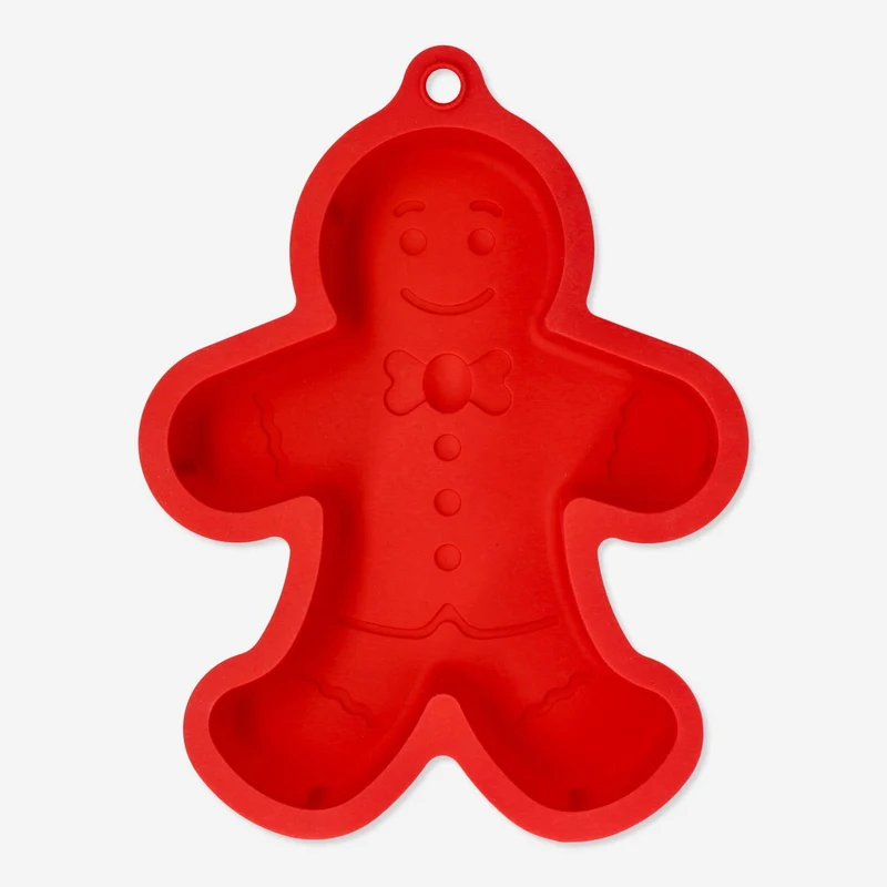 Gingerbread person shaped baking mold