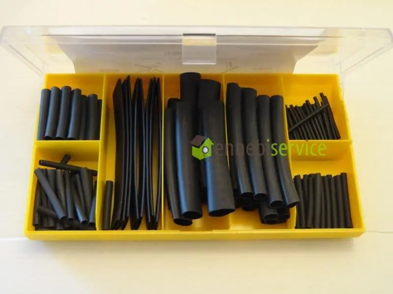 Kit assortimento guaine termorestringenti 127pz. Universale