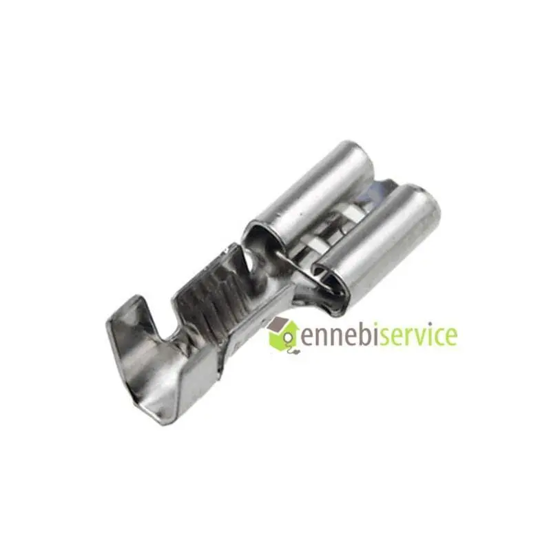 Faston femmina nichelati 6.35 per 0.80 mm Universale