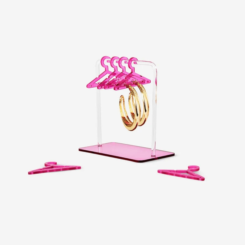 Jewellery stand as clothing hangers for earrings - 8 pcs