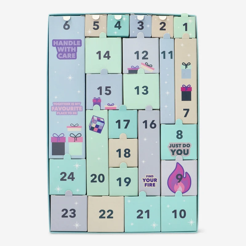 Advent calendar. With contents