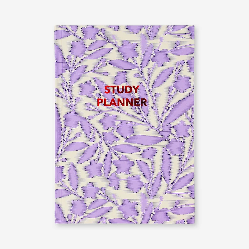 A5 floral study planner - English
