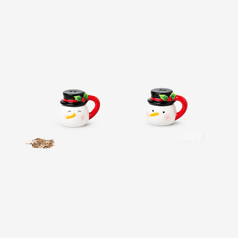 Snowman salt and pepper set