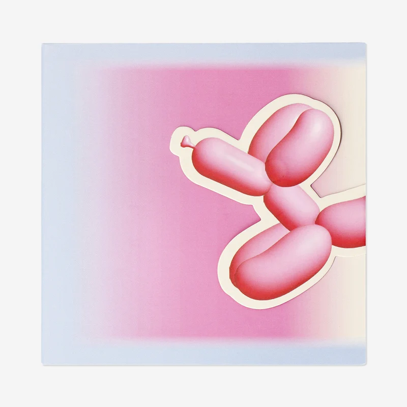 Sticky memos with balloon dog