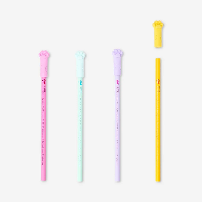 Pencils - Paw toppers - 4 pcs