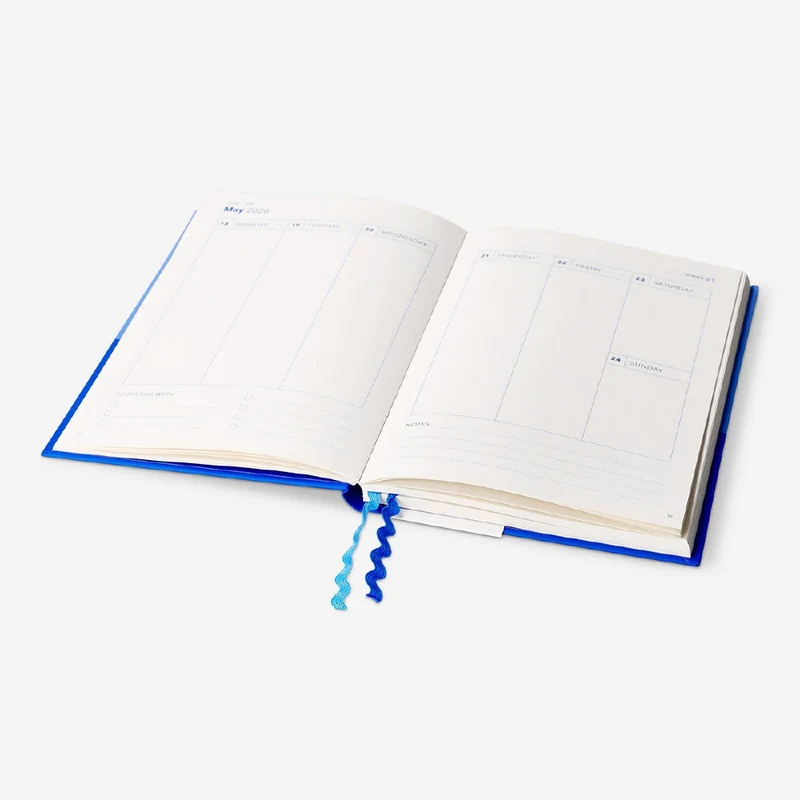Blue study planner 2026-2027 - English