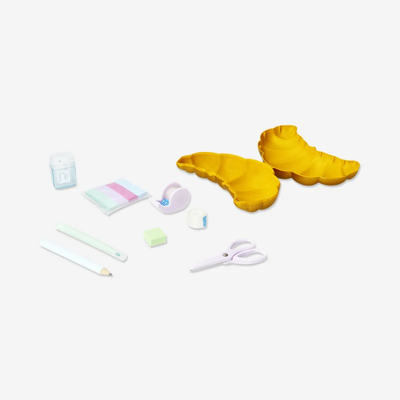 Croissant stationery set - 8 pcs