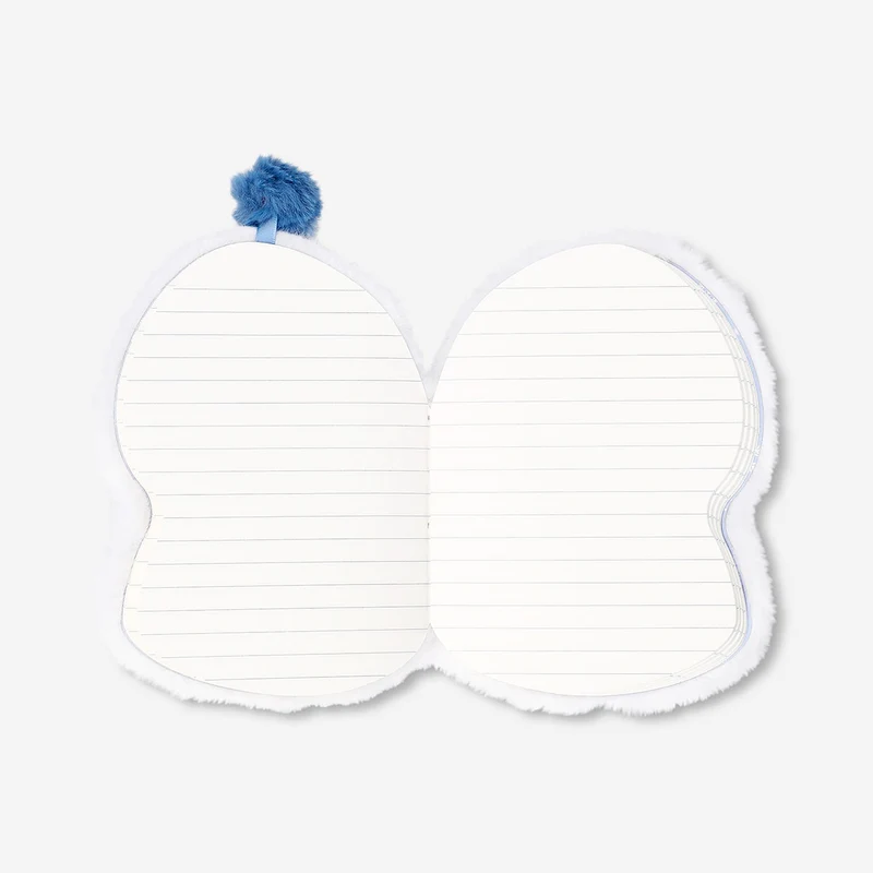 Plush snowman notebook