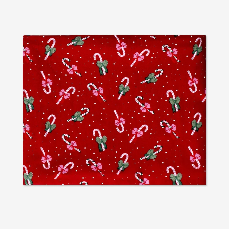 Candy cane table cloth - 140x220 cm