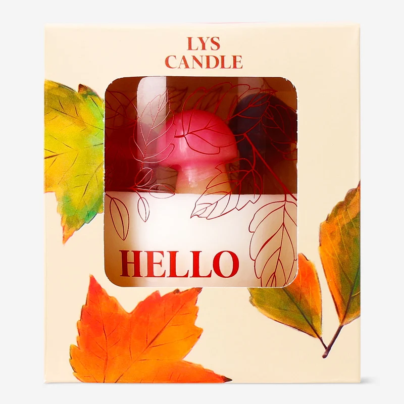 Autumnal candle