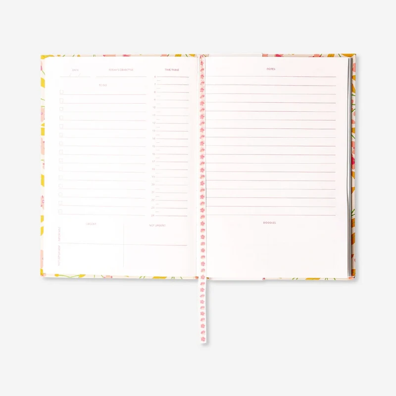 A5 floral planner