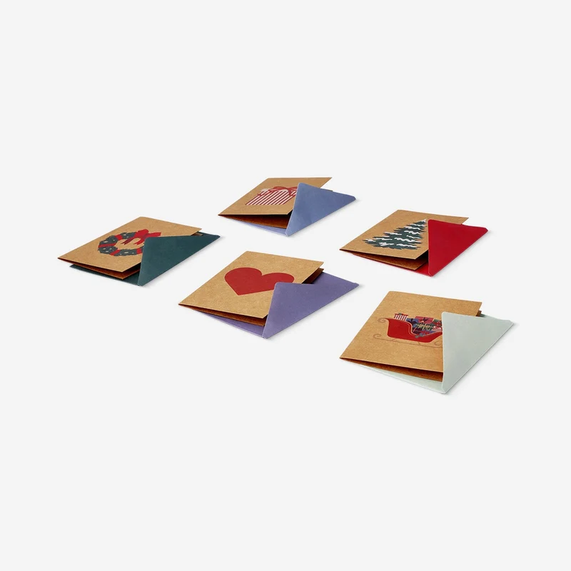 Christmas cards and envelopes - 15 pcs