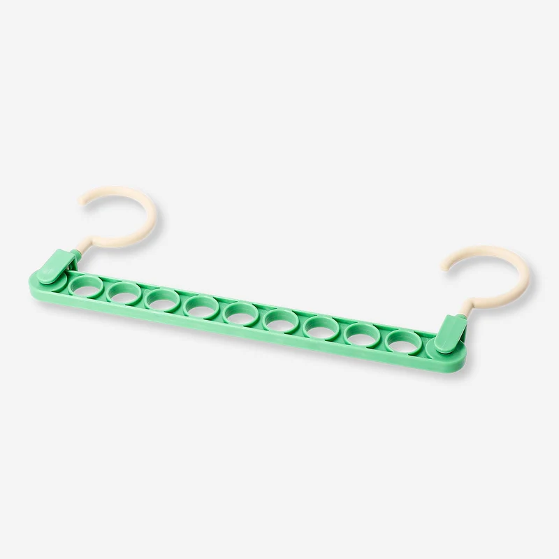 Green hook for hangers