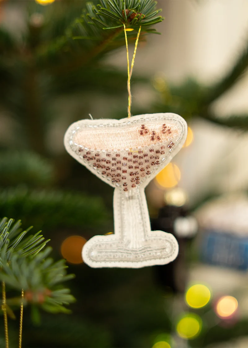 Hanging ornament - Cocktail with beads