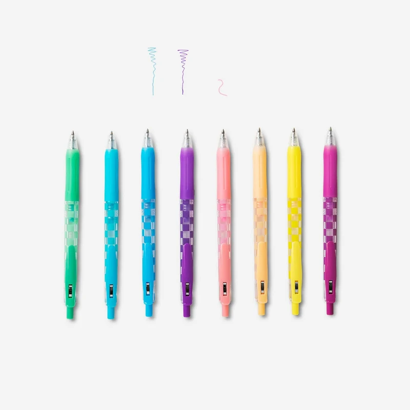 Gel ink pens. 8 pcs