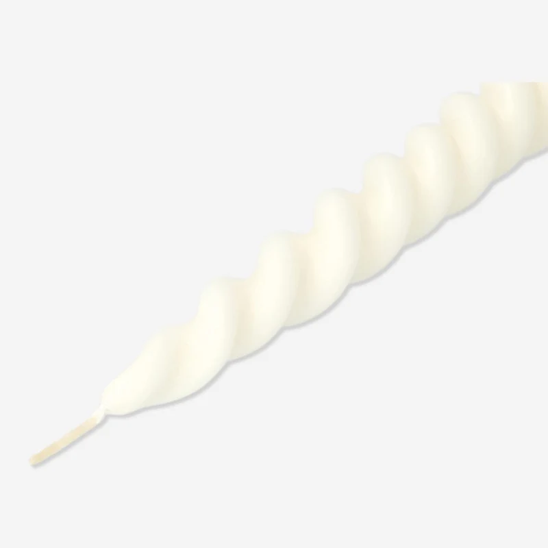 Twisted candle. 24 cm