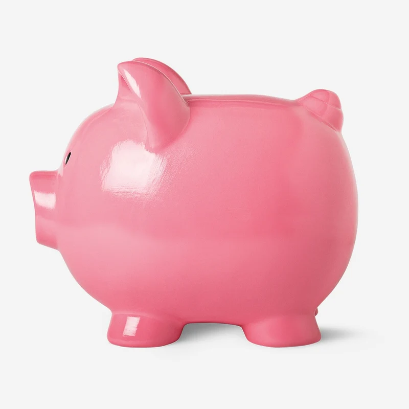 Giant pink piggy bank - 30 cm