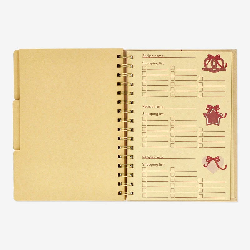 Christmas recipe book a5 - English
