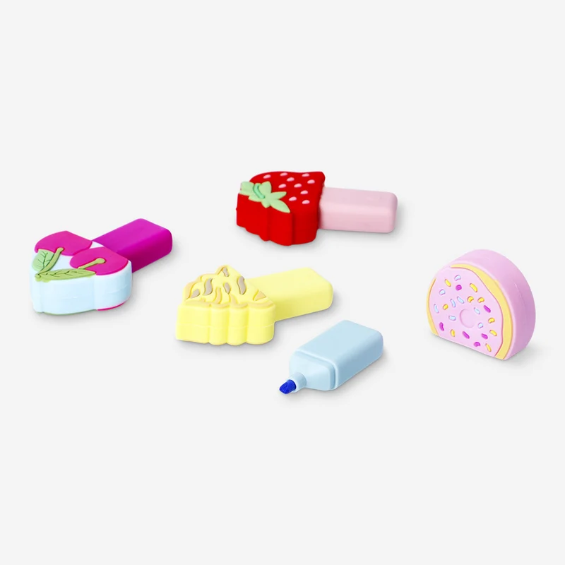 Highlighers as food icons - 4 pcs